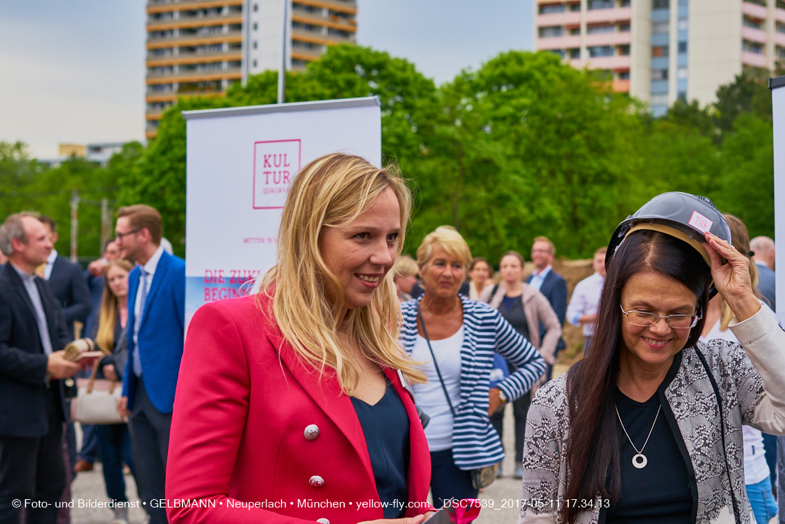 11. Mai 2017 - Grundsteinlegung für die LOGE und dem Kulturquadrat in Neuperlach
